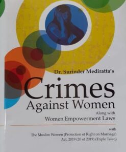 DLH's Crimes Against Women by Surinder Mediratta - 3rd Edition Reprint 2024