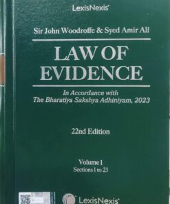 Lexis Nexis's Law of Evidence (Set of 4 Vols.) by Woodroffe and Amir Ali