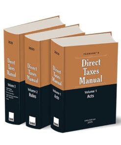 Taxmann's Direct Taxes Manual (Set of 3 volumes) - 55th Edition 2025