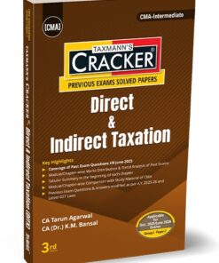 Taxmann's Cracker - Direct & Indirect Taxation (DITX | DT & IDT) by Tarun Agarwal