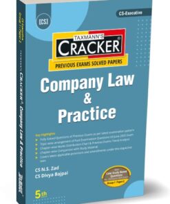 Taxmann's Cracker - Company Law & Practice by N S Zad for Dec 2025 Exams