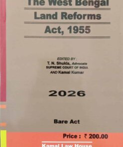 KLH's The West Bengal Land Reforms Act, 1955 (Bare Act) - 2026