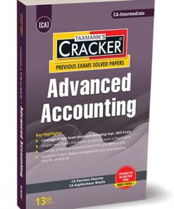 Taxmann's Cracker - Advanced Accounting by Parveen Sharma for Jan 2026